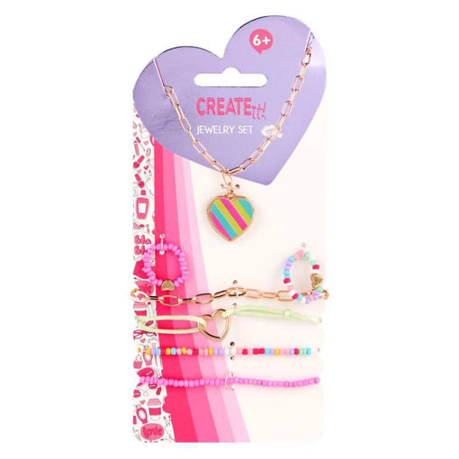 Picture of CREATE IT - JEWELRY BEAUTY SET RAINBOW HEART